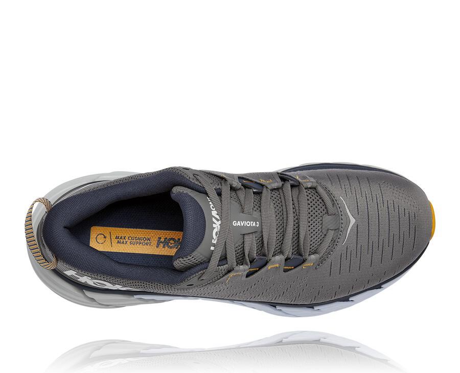 Hoka One One Koşu Ayakkabısı Erkek Gri - Gaviota 3 - XW3590762